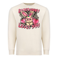 Sandshell Somebunny loves you Easter Day Premium Sweatshirt - CowGirlArtShop