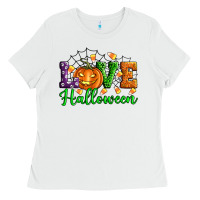 White love halloween Ladies Tee - Artiststas