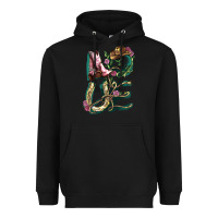 Black Love boots horseshoe Heavyweight Hoodie - HowdyJamesFarm