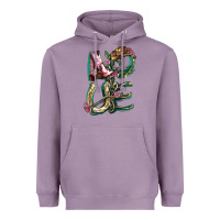 Lavender Love boots horseshoe Heavyweight Hoodie - HowdyJamesFarm
