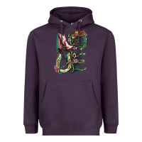 Plum Love boots horseshoe Heavyweight Hoodie - HowdyJamesFarm