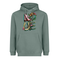 Sage Love boots horseshoe Heavyweight Hoodie - HowdyJamesFarm