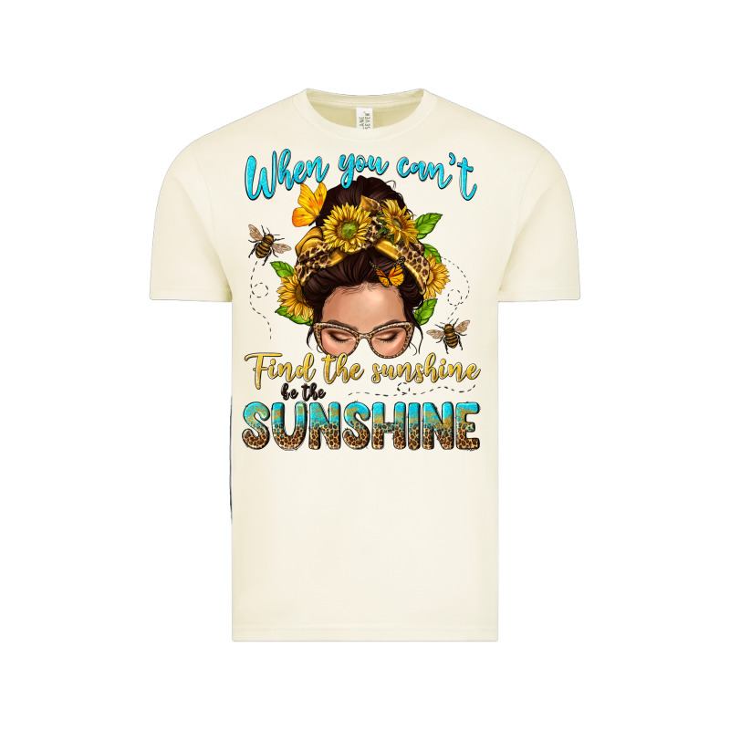 When You Cant Find The Sunshine Be The Sunshine Me Vintage Tee by NancyCooperArtShop | Teevron