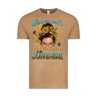 Vintage Camel when you cant find the sunshine be the sunshine me Vintage Tee - NancyCooperArtShop