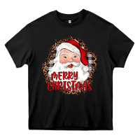 Black merry christmas santa Heavy Core Tee - JahusDesignShop