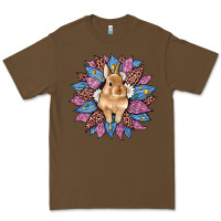 Cacao easter leopard bunny sunflower Premium Tee - Artiststas