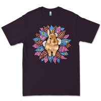 Plum easter leopard bunny sunflower Premium Tee - Artiststas
