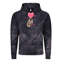 Cloud Black skeleton hand with sugar valentines day Vintage Hoodie - MaliasSmallBusiness