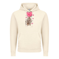 Vintage Artic skeleton hand with sugar valentines day Vintage Hoodie - MaliasSmallBusiness