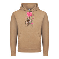 Vintage Coffee skeleton hand with sugar valentines day Vintage Hoodie - MaliasSmallBusiness