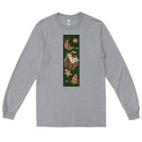 Heather Grey christmas pen wraps Long Sleeve Tee - BundleAndBundleShop