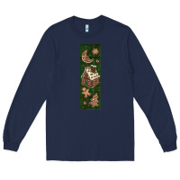 Navy christmas pen wraps Long Sleeve Tee - BundleAndBundleShop