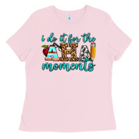 Bubblegum Pink i do it for the aha moments Ladies Tee - BundleAndBundleShop