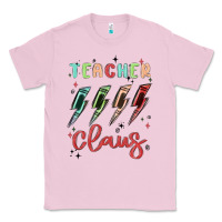 Bubblegum Pink teacher claus Classic Tee - MaliasSmallBusiness