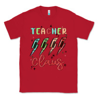 Red teacher claus Classic Tee - MaliasSmallBusiness