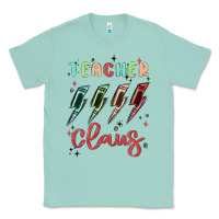 Seafoam teacher claus Classic Tee - MaliasSmallBusiness