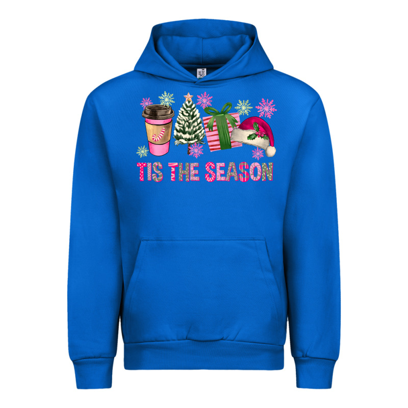 Pink Christmas Tis The Season Urban Hoodie by FaDigitalArtStudio | Teevron