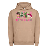 Pigment Burro Pink Christmas Tis The Season Urban Hoodie - FaDigitalArtStudio