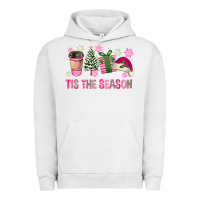 Pigment Lunar Rock Pink Christmas Tis The Season Urban Hoodie - FaDigitalArtStudio