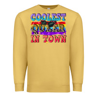 Antique Gold Coolest queer in town Premium Sweatshirt - CowGirlArtShop