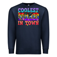 Navy Coolest queer in town Premium Sweatshirt - CowGirlArtShop
