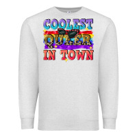 Oatmeal Heather Coolest queer in town Premium Sweatshirt - CowGirlArtShop