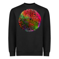 Black halloween round Heavyweight Sweatshirt - BundleAndBundleShop
