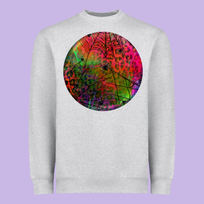 Halloween Round Heavyweight Sweatshirt Designed By Bundleandbundleshop