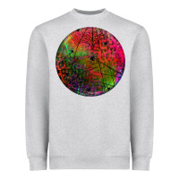 Heather Grey halloween round Heavyweight Sweatshirt - BundleAndBundleShop