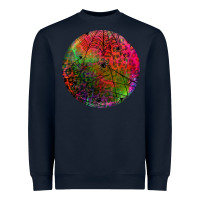 Navy halloween round Heavyweight Sweatshirt - BundleAndBundleShop