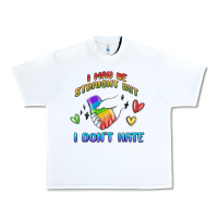 White i may be straight pride day Urban Heavy Tee - MaliasSmallBusiness