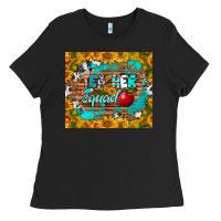 Black teacher squad tumbler Ladies Tee - BundleAndBundleShop