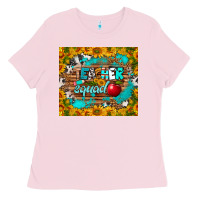 Bubblegum Pink teacher squad tumbler Ladies Tee - BundleAndBundleShop