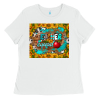 White teacher squad tumbler Ladies Tee - BundleAndBundleShop