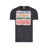 Vintage Black somebody's loud mouth wrestling mama Vintage Tee - MaliasSmallBusiness
