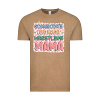 Vintage Coffee somebody's loud mouth wrestling mama Vintage Tee - MaliasSmallBusiness
