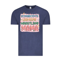 Vintage Denim somebody's loud mouth wrestling mama Vintage Tee - MaliasSmallBusiness