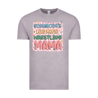 Vintage Zinc somebody's loud mouth wrestling mama Vintage Tee - MaliasSmallBusiness