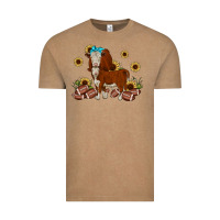 Vintage Coffee football hereford sunflower Vintage Tee - JahusDesignShop