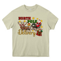 Mossy North Pole Delivery Santa Sleigh Heavy Core Tee - Artiststas