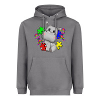 Storm autism hippopotamus Heavyweight Hoodie - CowGirlArtShop
