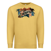 Antique Gold I'm not drunk I'm patriotic 4th of july Premium Sweatshirt - HowdyJamesFarm