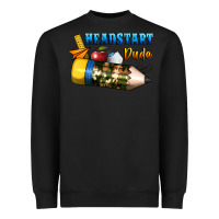 Black headstart dude Heavyweight Sweatshirt - BundleAndBundleShop
