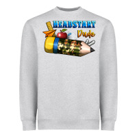 Heather Grey headstart dude Heavyweight Sweatshirt - BundleAndBundleShop