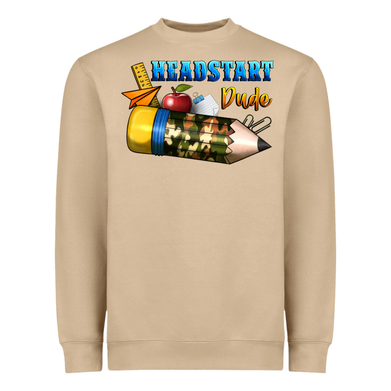 Headstart Dude Heavyweight Sweatshirt by BundleAndBundleShop | Teevron