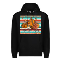 Black pumkin spice everything tumbler Premium Hoodie - JahusDesignShop