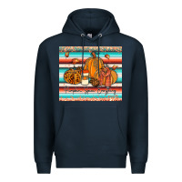 Navy pumkin spice everything tumbler Premium Hoodie - JahusDesignShop