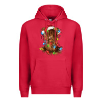 Cardinal christmas heifer cow gnome Premium Hoodie - CowGirlArtShop