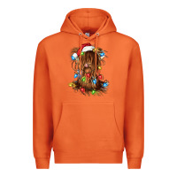 Carrot christmas heifer cow gnome Premium Hoodie - CowGirlArtShop