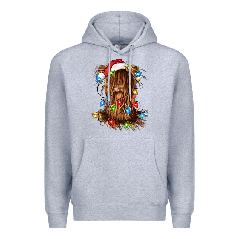Christmas Heifer Cow Gnome Premium Hoodie by CowGirlArtShop | Teevron